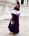 Violet Bloom Anarkali