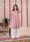 Pink Cotton Farsi Salwar Set