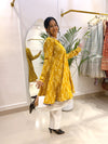 Mustard Floral  Farshi Salwar Set