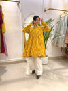 Mustard Floral  Farshi Salwar Set
