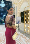 Magenta Fish Cut Skirt