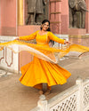 Sunflower Anarkali