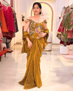 Golden Brown Multi-Way Drape Skirt Set