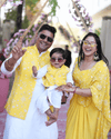 Sunshine Yellow Carnival Family Coordinated Set