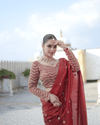 Rust Radish Fishcut Lehenga