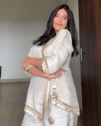 Ivory Cosmo Tissue Festive Co-Ord Set