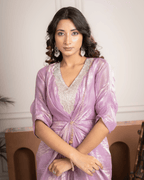 Lavender Kaftan Dress