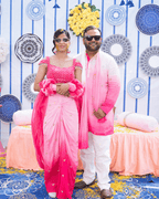 Ombre Pink Carnival Couple Set