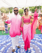 Ombre Pink Carnival Couple Set