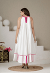 Meher Full Flare Halter Neck Dress