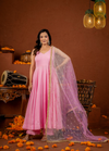 Pink Bloom Anarkali