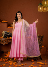 Pink Bloom Anarkali