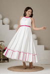 Meher Full Flare Halter Neck Dress