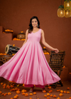 Pink Bloom Anarkali