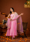 Pink Bloom Anarkali