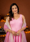 Pink Bloom Anarkali