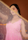 Pink Bloom Anarkali