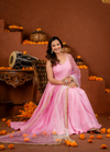Pink Bloom Anarkali