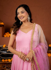 Pink Bloom Anarkali