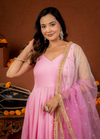 Pink Bloom Anarkali