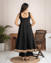 Black Cotton Anarkali