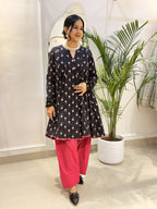 Short anarkali farsi salwar cotton