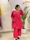 Gulnaar Cotton Farshi Salwar Set