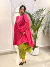Gulnaar Cotton Farshi Salwar Set