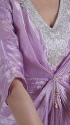 Lavender Kaftan Dress