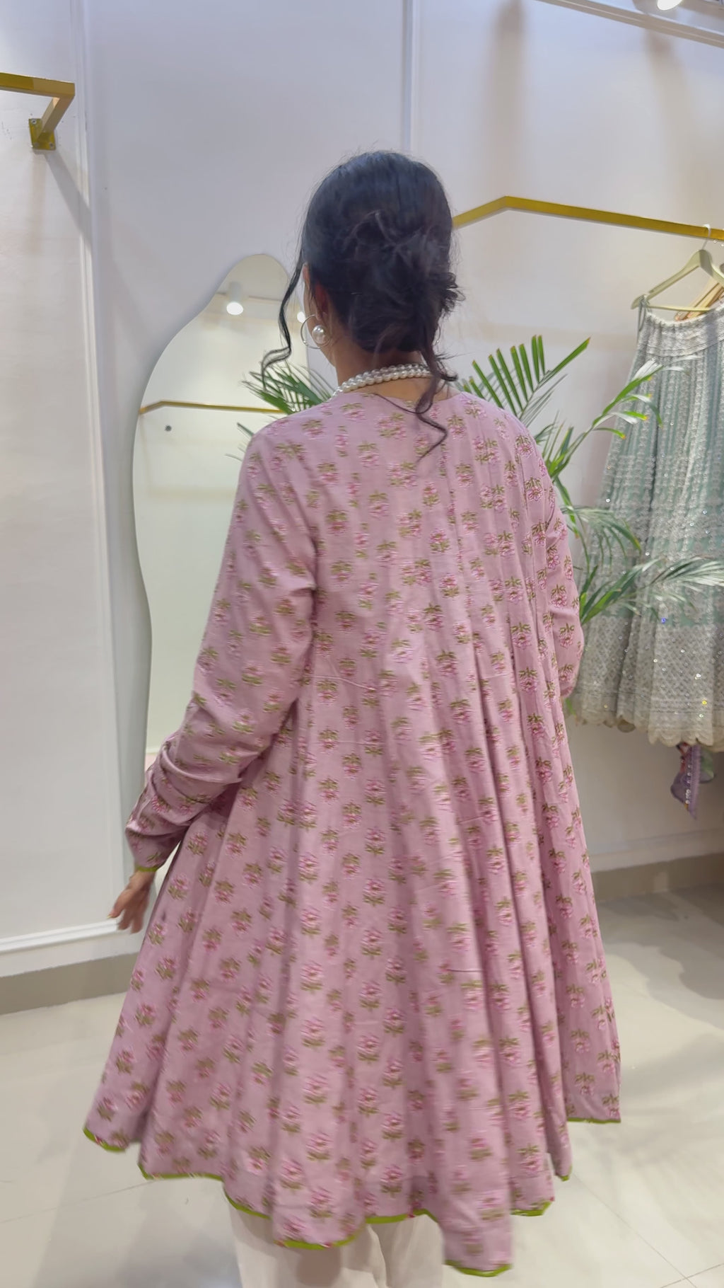 Pink Cotton Farsi Salwar